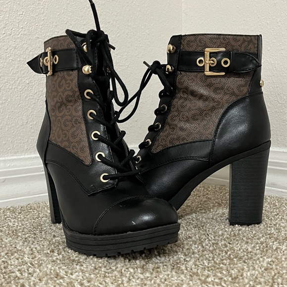 guess heel boots - Picture 2 of 5